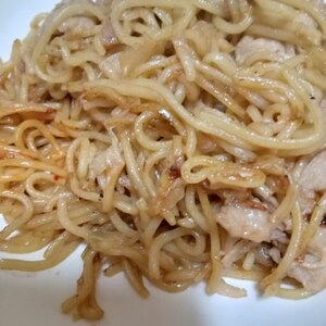 中華麺で焼きそば